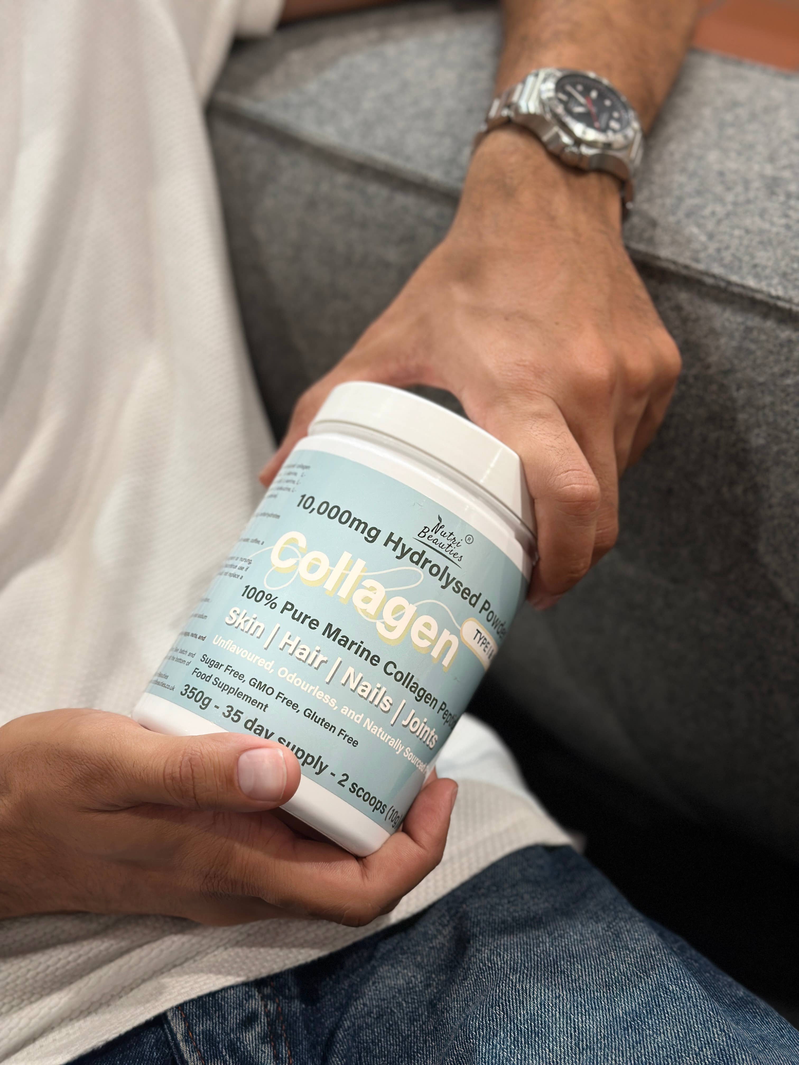 Nutri Beauties – wholesale Protein/superfood powder – NUTRI BEAUTIES Pure Marine Collagen Peptides Powder 10,000Mg2