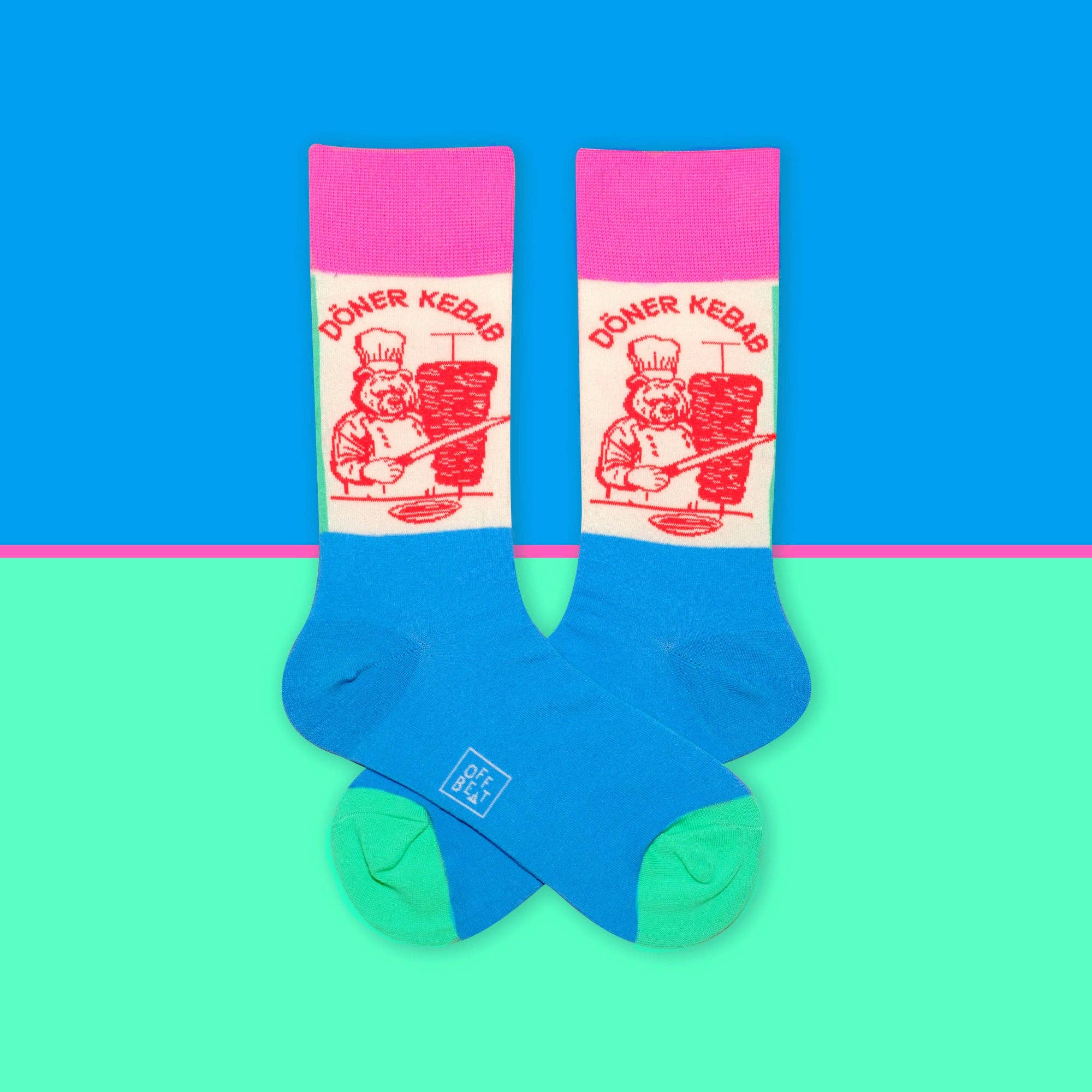 Offbeat - Wholesale Socks - Unisex - Bear making Döner Socks I Wholesale1