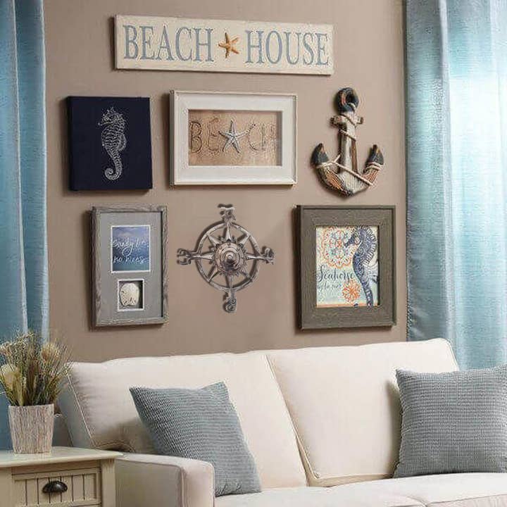 India Overseas Trading Corporation - Wholesale Wall Accent - Aluminum Chrome Compass Rose Vintage Finish Nautical3