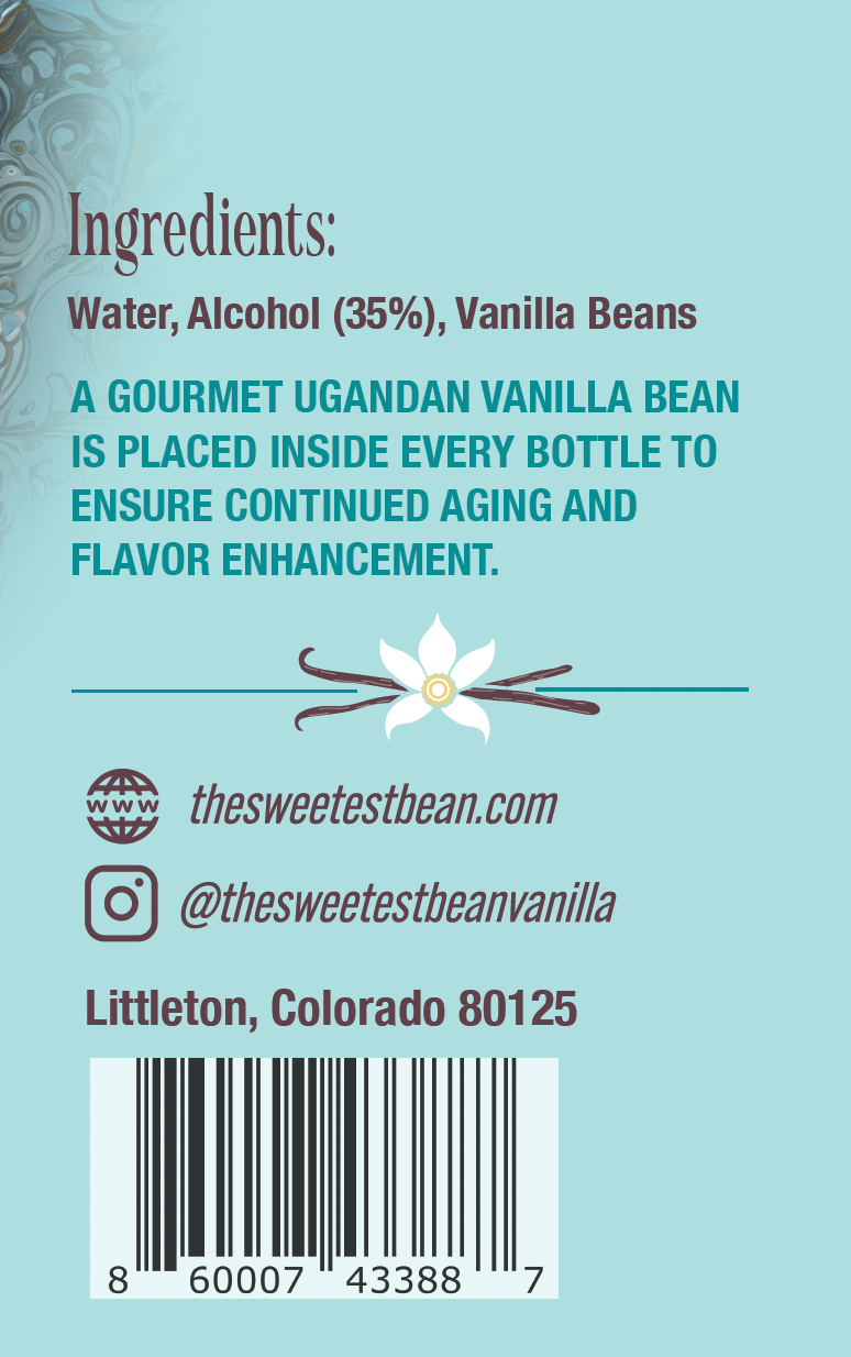 The Sweetest Bean - Wholesale Vanilla/Fruit Extract - 32 FL. OZ. SINGLE-ORIGIN GOURMET PURE VANILLA EXTRACT 3
