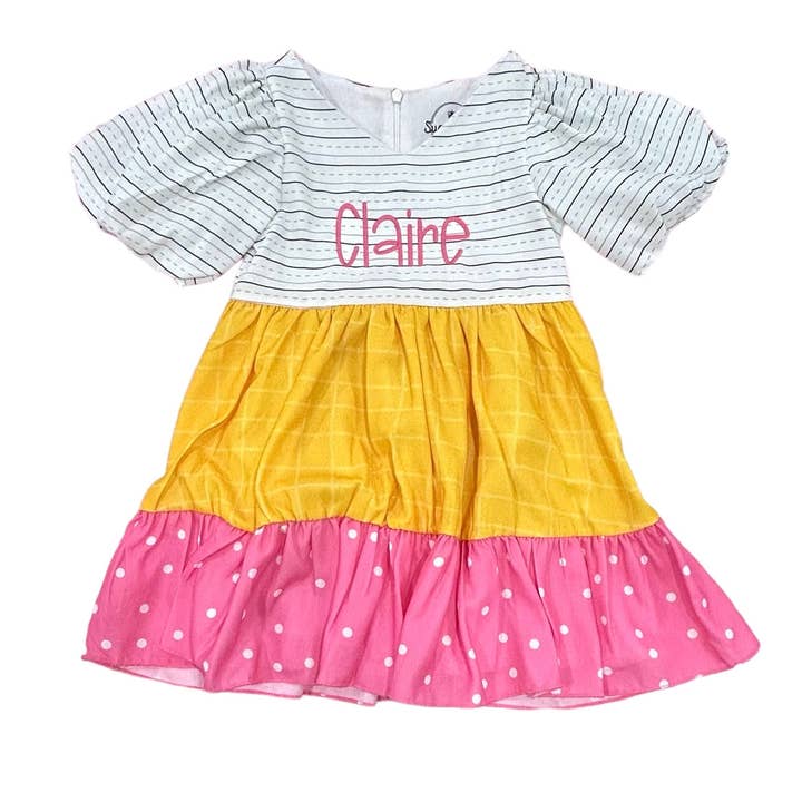Sugar Bee Clothing - Vente Robe – enfant - Robe d'école pour filles - Robe Abby - Crayon6