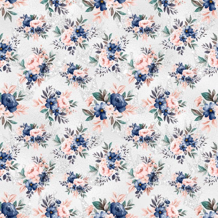 SSC Wholesale - Wholesale Scrapbook - Seaside Wedding Collection Beautiful Blooms 12 x 12 Double-Sided Scrapbook Paper - 15 Pack2