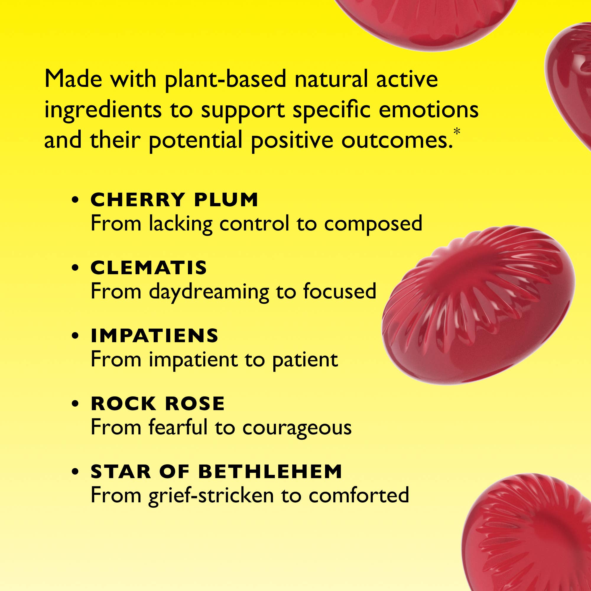 RESCUE & Bach Original Flower Remedies - Wholesale Oral Supplement/Vitamin - RESCUE Bach PASTILLES, Mixed Berry Flavor, Stress Relief 6