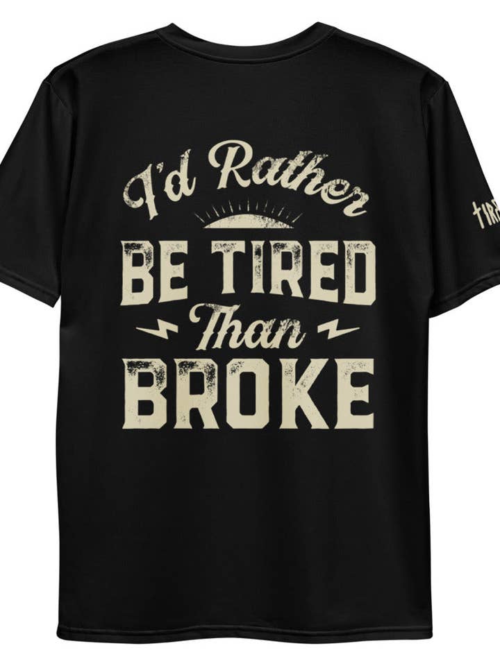 Tireless Apparel Co. Id Rather Be Tired for wholesale by Luckless Outfitters