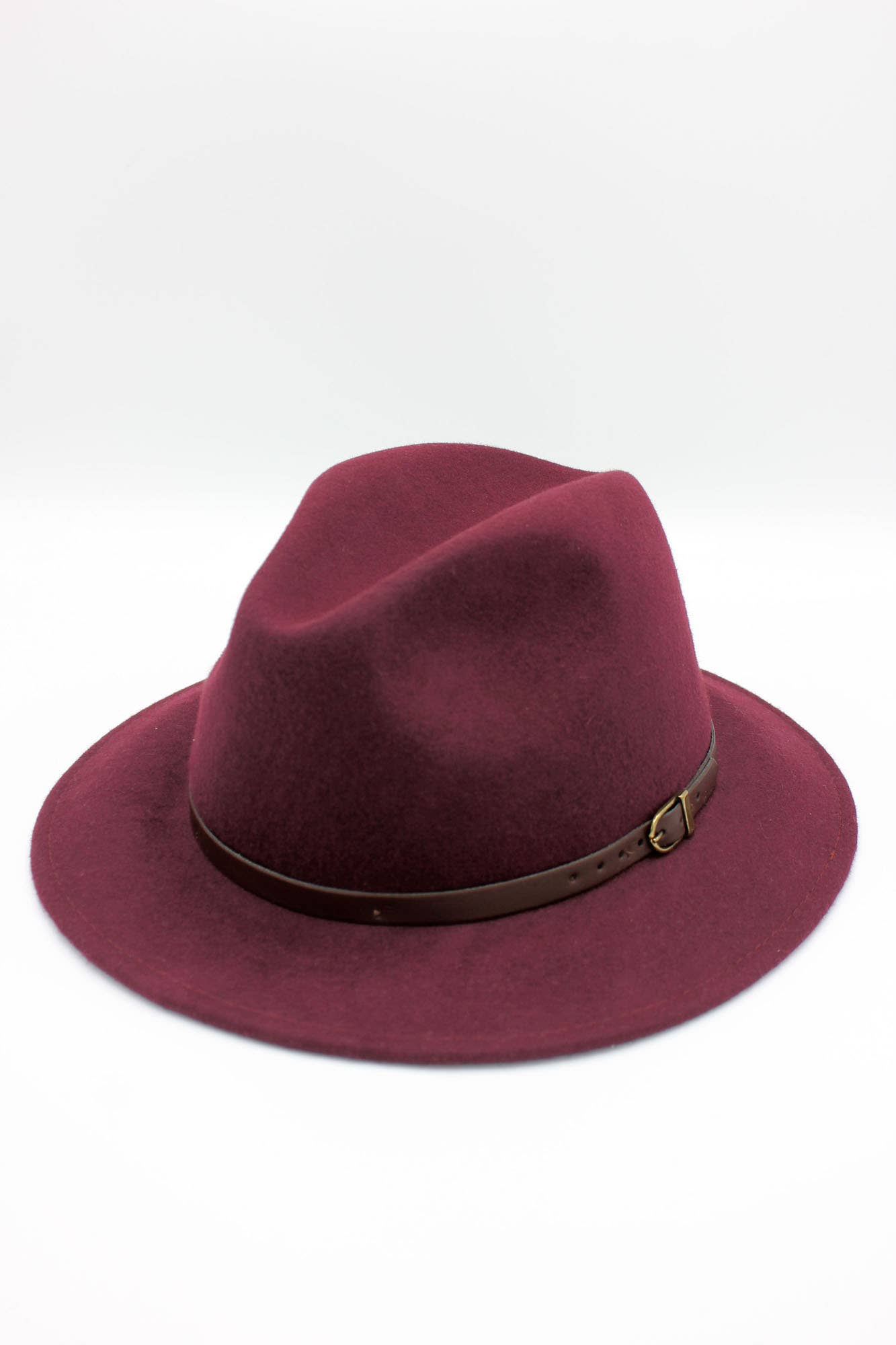 Hologramme Paris - Wholesale Fedora - Unisex - Classic Wool Fedora Hat with Belt1