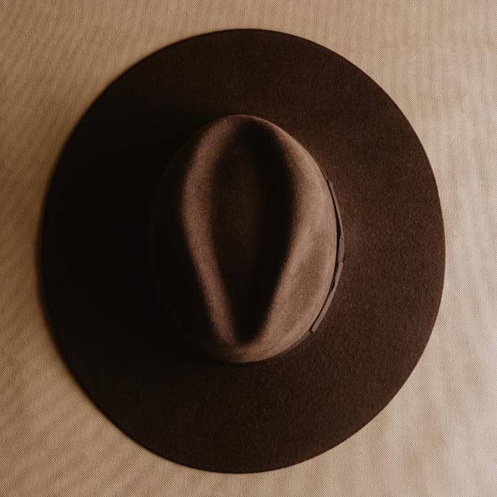 Sandoval Hats - Vente Chapeau en feutre - femme - Tlaquepaque · Chapeau fedora marron à large bord6