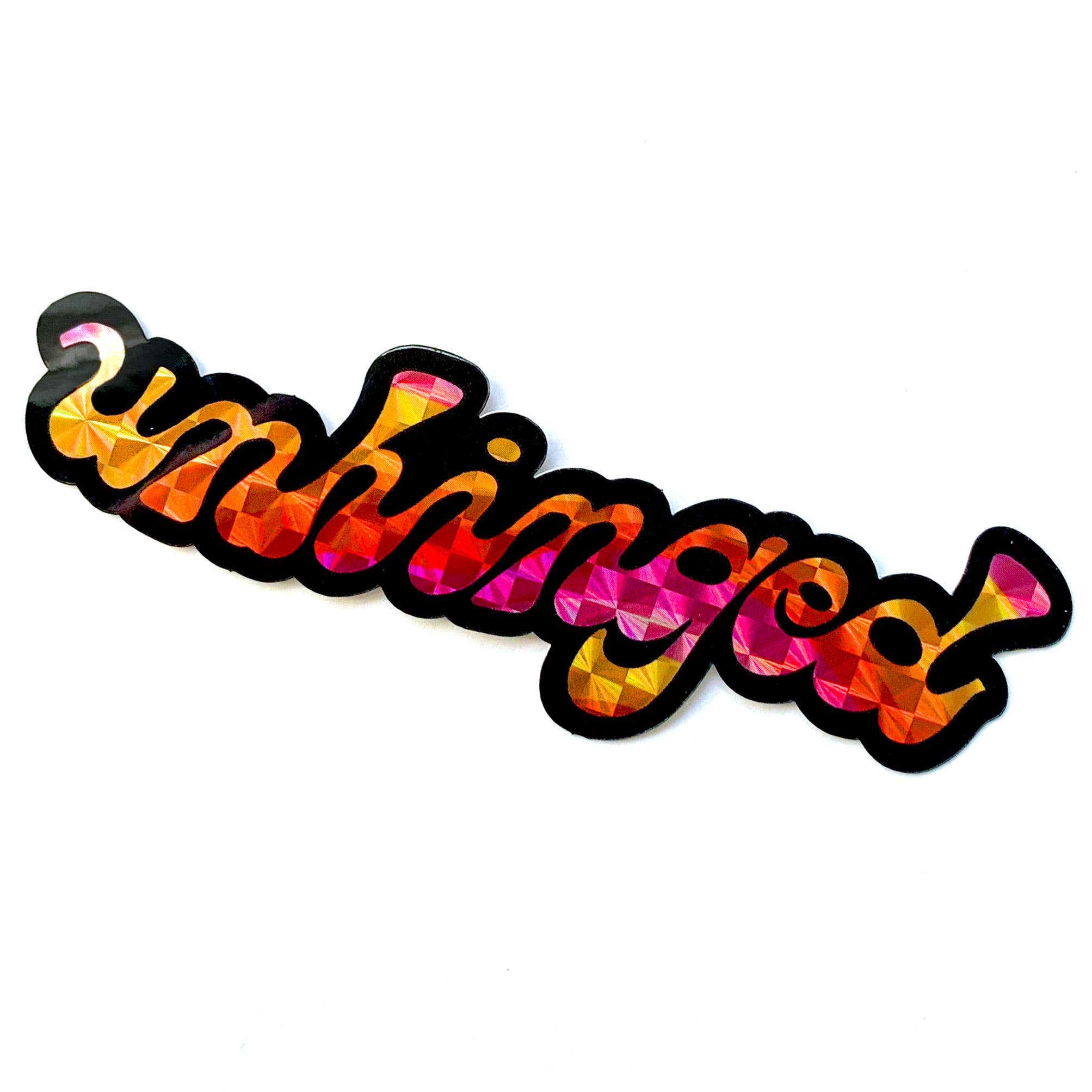 Krystan Saint Cat - Wholesale Sticker - Unhinged Type Prismatic Vinyl Sticker2