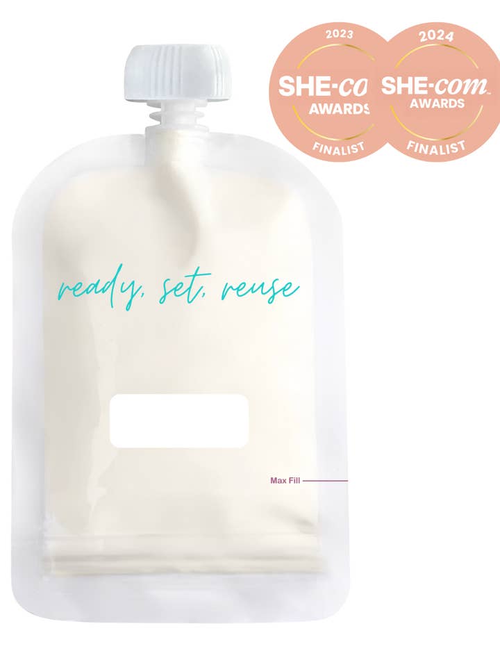 Sinchies 150ml Reusable Food Pouches - Plain for wholesale by Sinchies