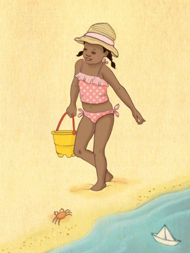 Cartolina Giorno in Spiaggia per la vendita all'ingrosso da parte di Ollebol & Muis