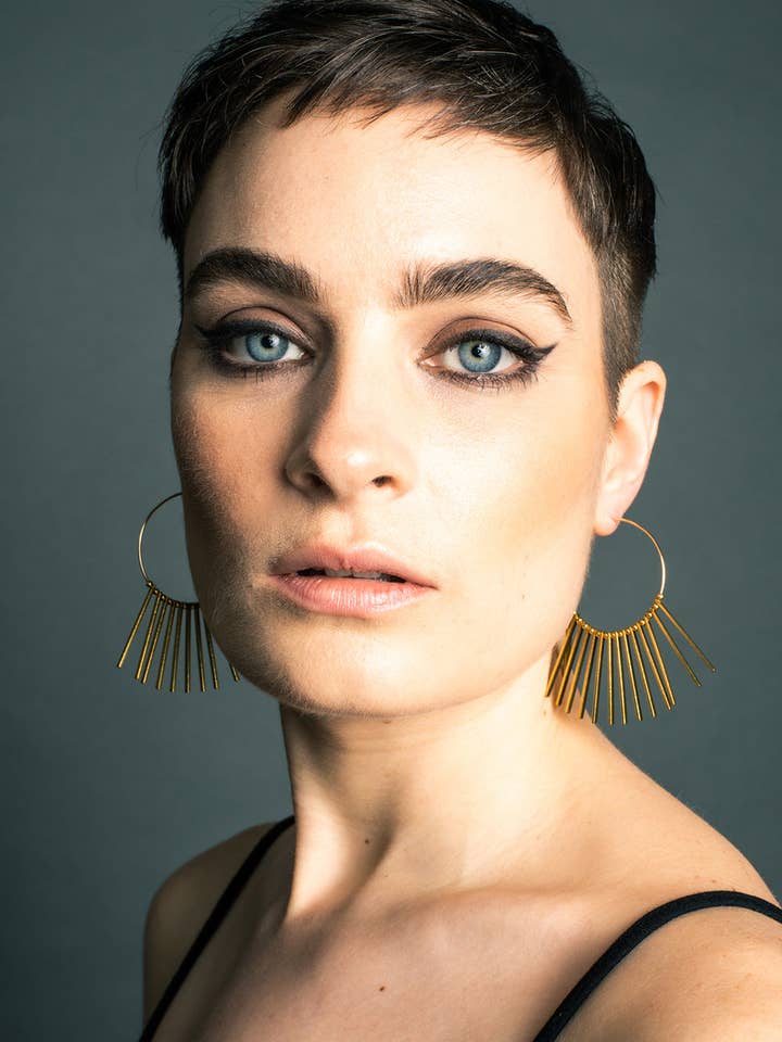 Large Burst Hoops for wholesale by Wybo Design