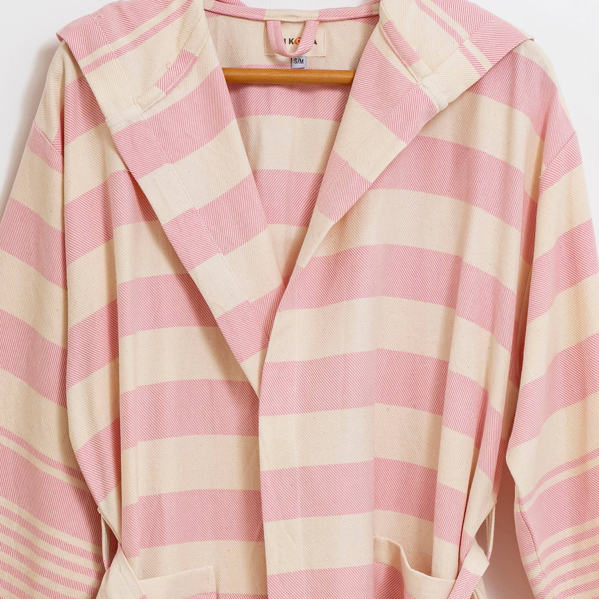 Kikoya - Wholesale Robe - Unisex - Bathrobe Turkish Cotton LightWeight Summer Hood Kimono Robe 12