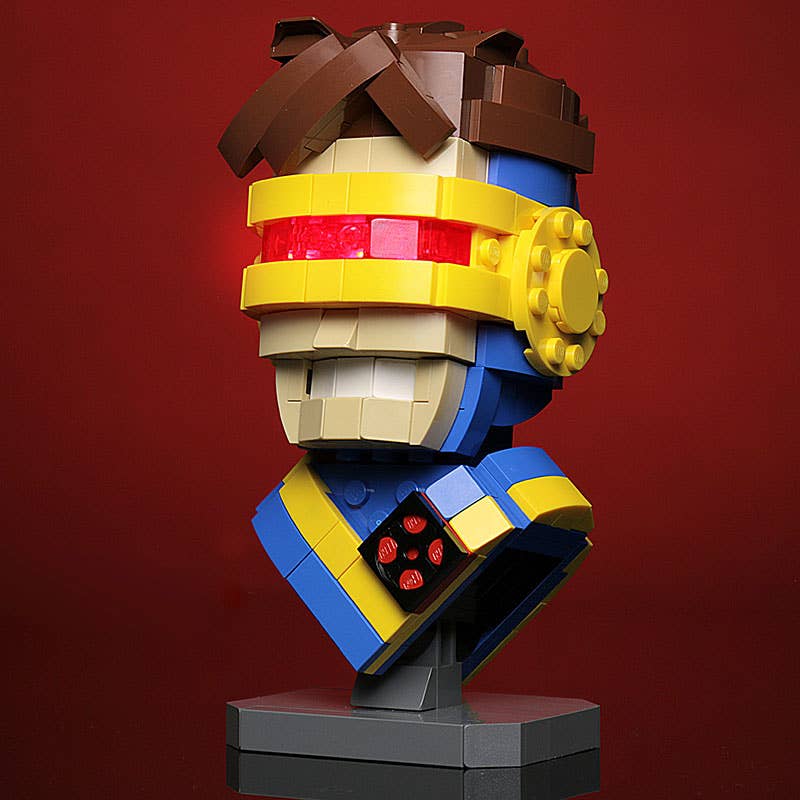 B3 Customs - Wholesale Build-a-Toy - Kids - Cyclops Bust - Custom MOC made using LEGO bricks1
