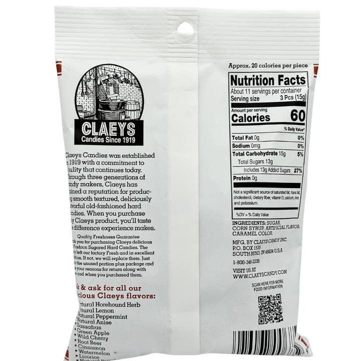 Martin's Country Store LLC - Wholesale Hard Candy - Sanded Drops- Root Beer 24/6oz