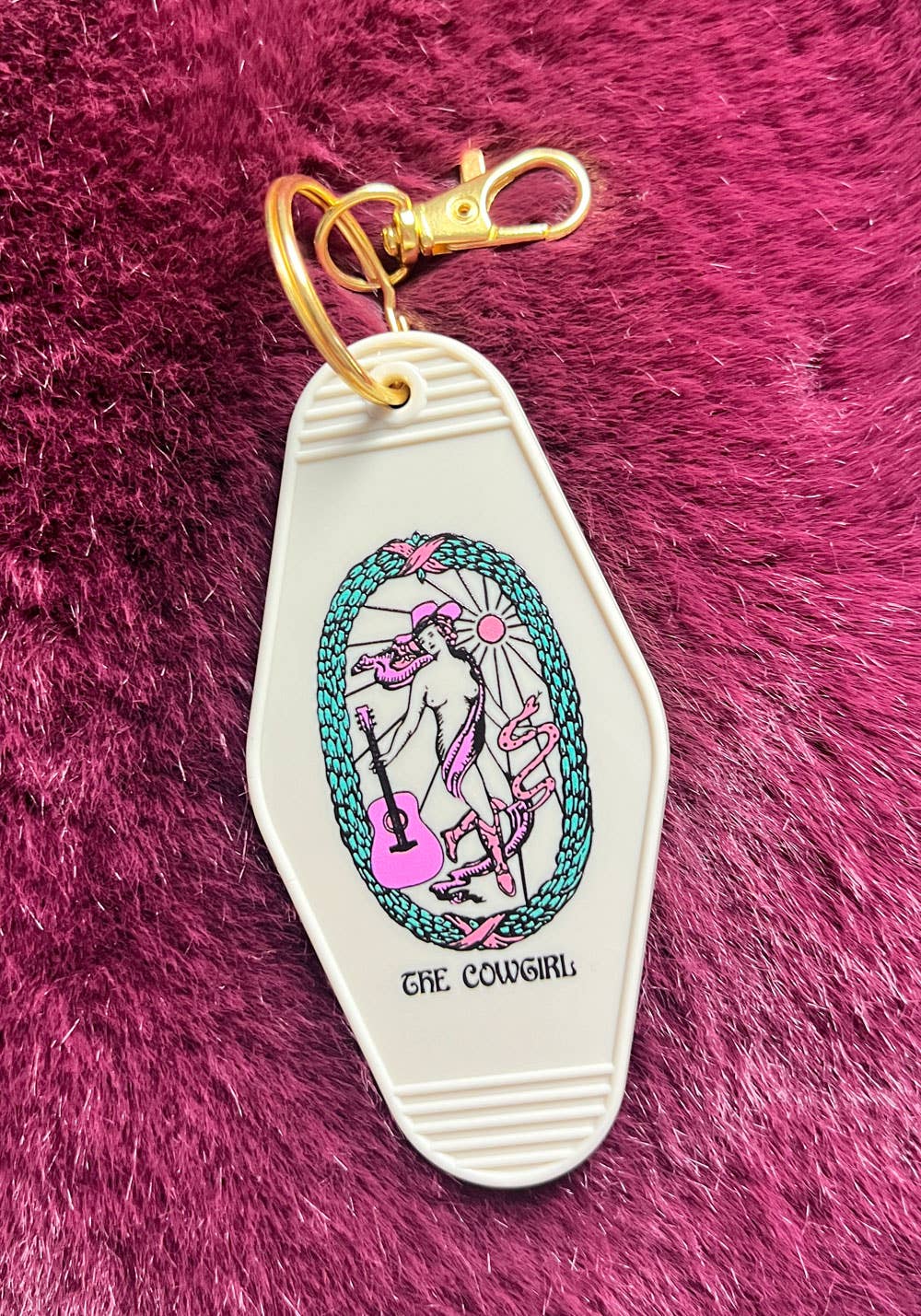 kaeraz - Wholesale Keychain - Women's - The Cowgirl Tarot Keychain1