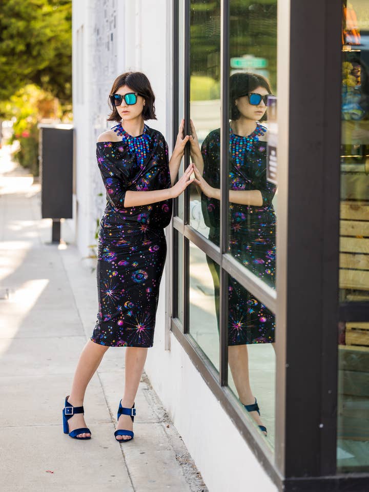Jennafer Grace - Wholesale Dress - Women's - Celestia Rainbow Angle Dress
