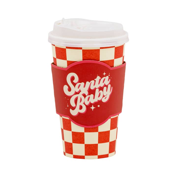 My Mind’s Eye - Wholesale Disposable Cup - PLTG445 - Santa Baby To Go Cups