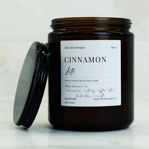Bougie Latte à la Cannelle, 200 g pour la vente par Stevi Ann Designs