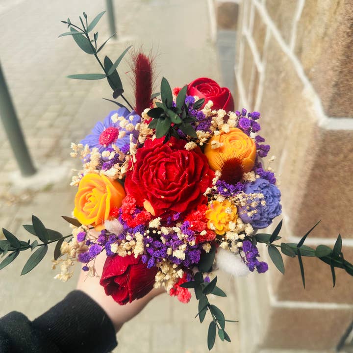 Alcazia - Wholesale Artificial Flowers - Eternal scented bouquet - Fireworks0