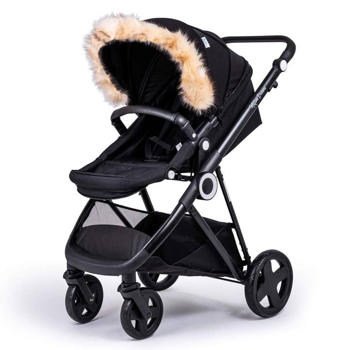 For Your Little One - Wholesale Stroller Cover/Accessory - Baby - Pram Fur Hood Trim Attachment for Pushchair Compatible with Joie