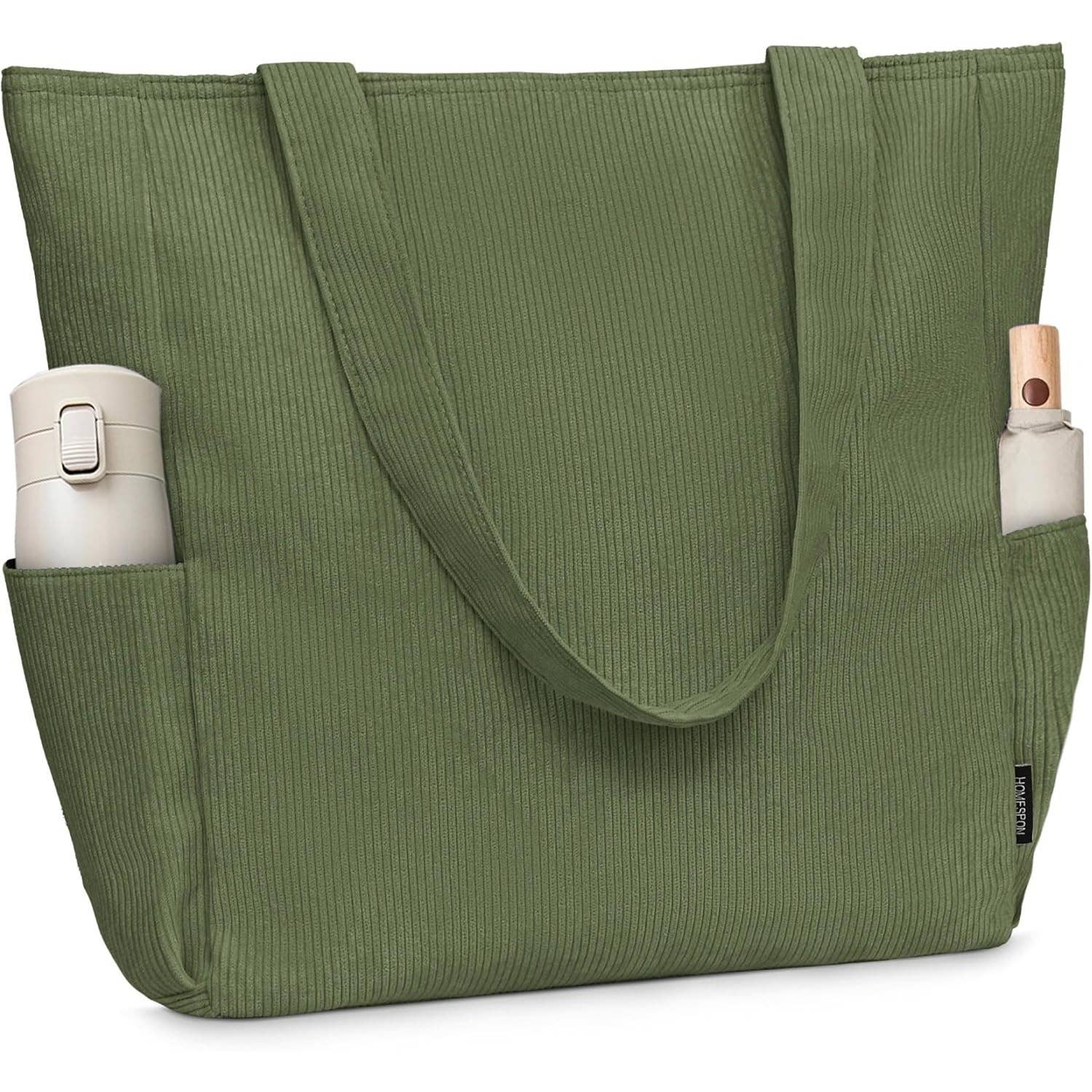 NARWEY INC – Sacola - Mulher por atacado – Grande Saco de Veludo Canelado Buringer para Viagem, Ginásio, Férias0