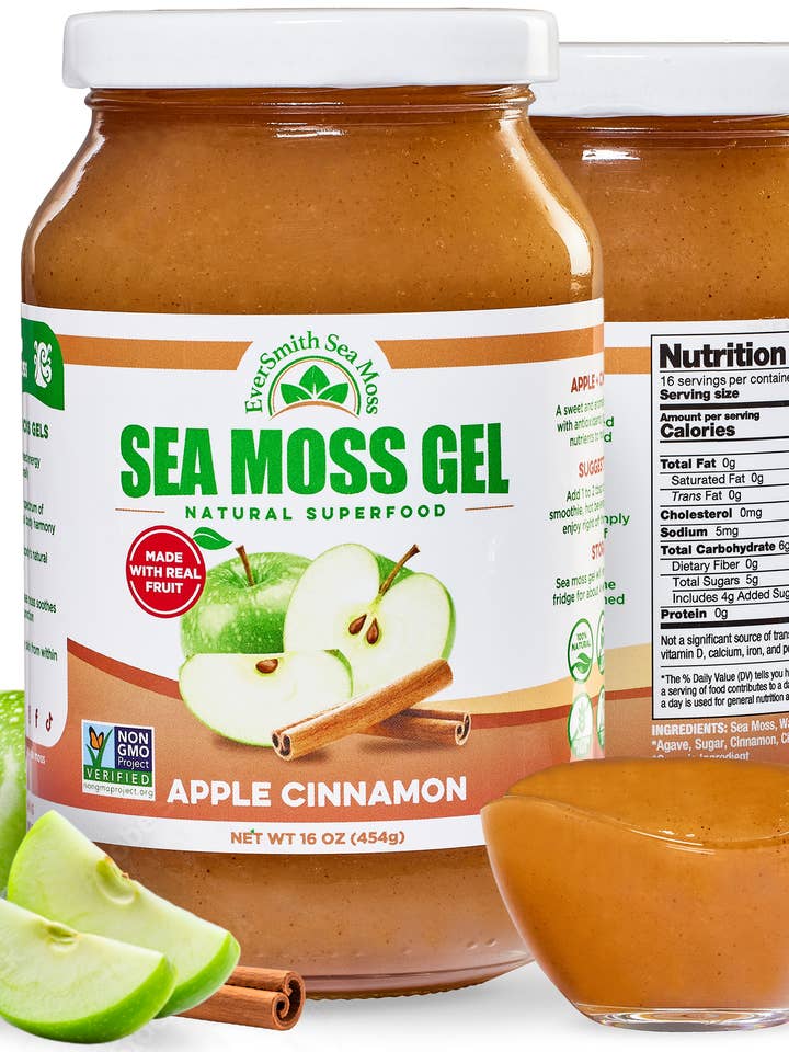 Æble Kanel Havmos Gel (16 ounce) for engroshandel hos EverSmith Organics