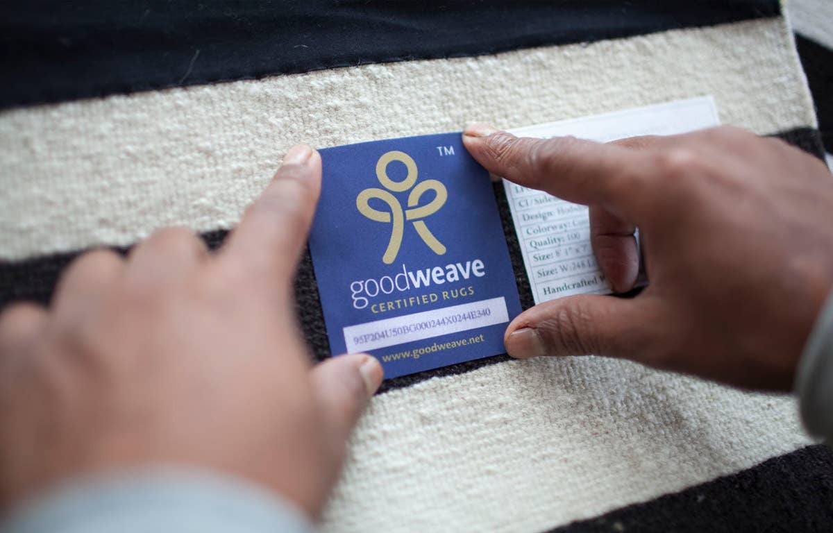 Casa Amarosa - Wholesale Throw/Decorative Pillow - GoodWeave Certified Diagonal Stripe Pillow - Black9