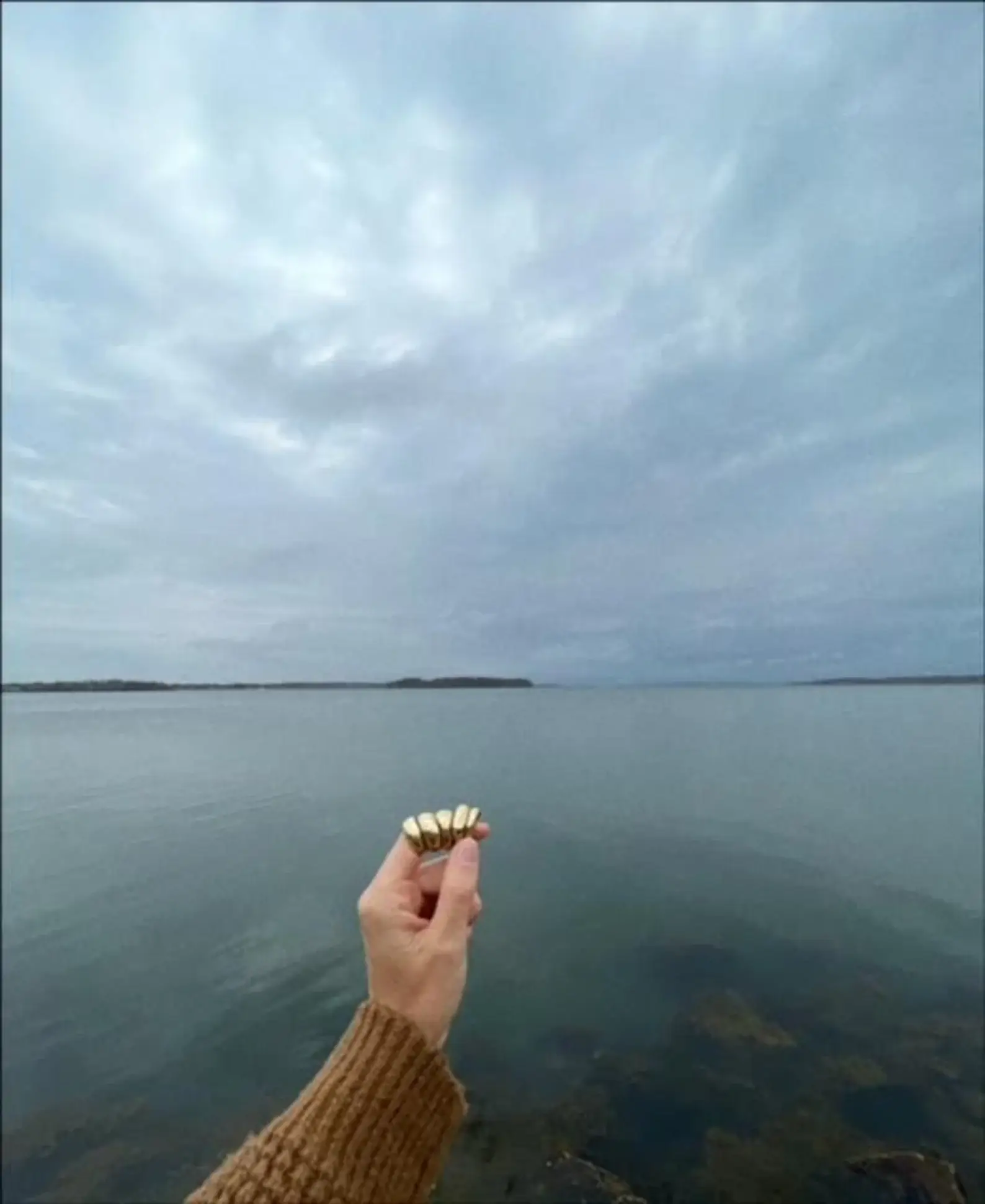 Goldie Jewelry - Vendita all'ingrosso Anello midi/a fascia - Anello MUDRA - Argento3