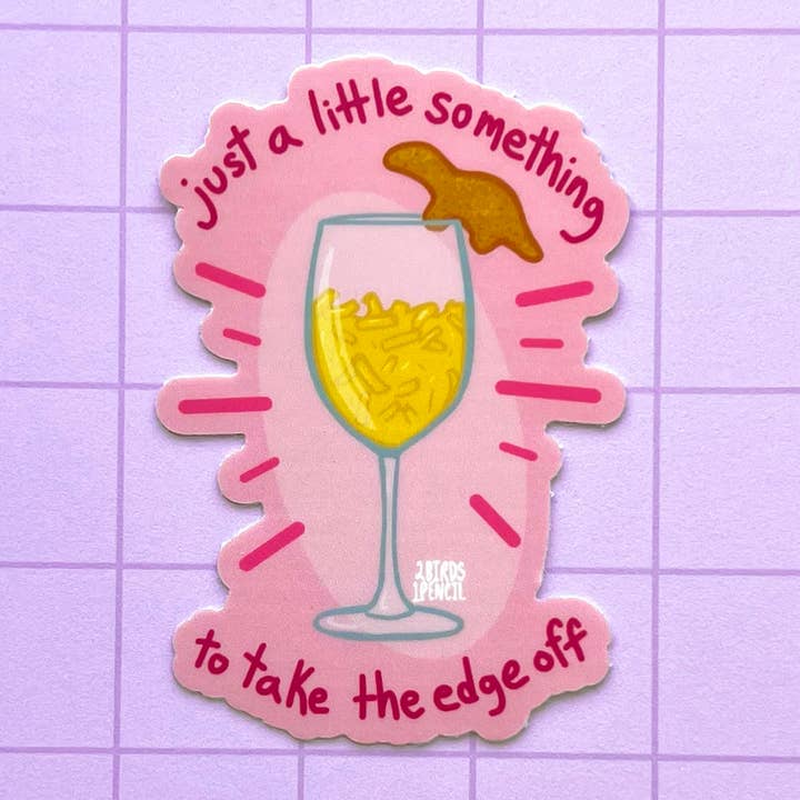 Sticker en vinyle Dino Nugget pour la vente par 2Birds1Pencil Illustrations