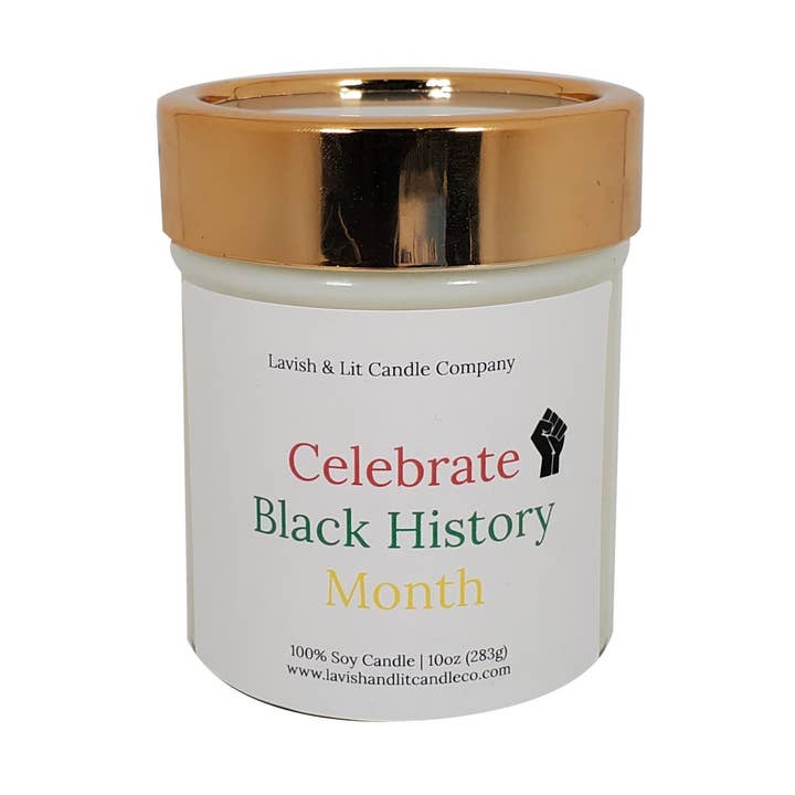 Celebrate Black History Month - Scented Candle for wholesale by Lavish & Lit Candle Company