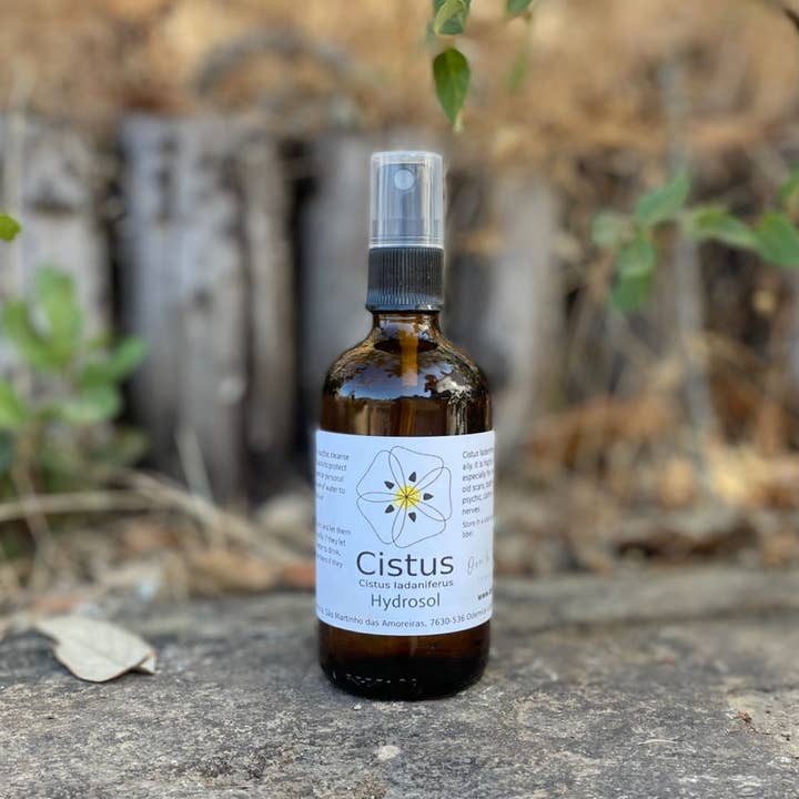 Cistus Hydrosol for wholesale by Over the Edge Farm