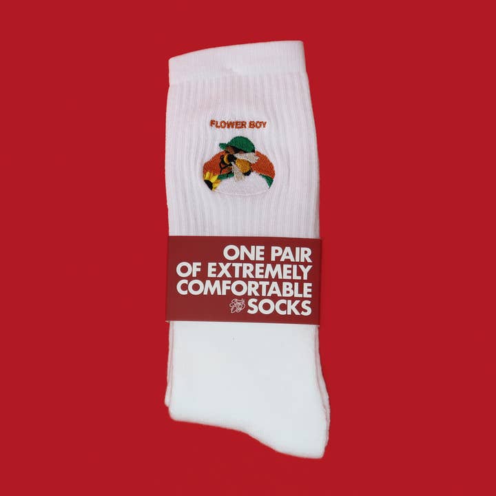 Flower Boy socks for wholesale by Supa Dupa Goods