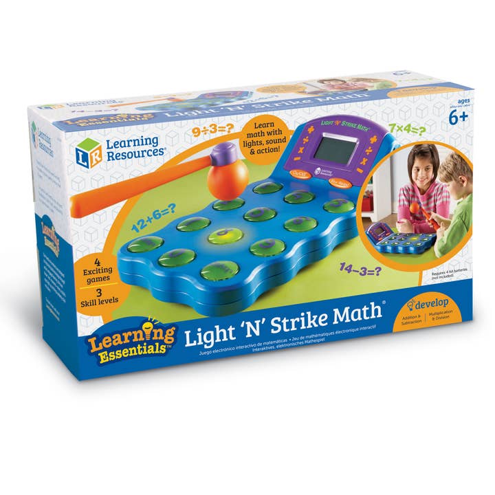 Light 'N' Strike Math® Game for wholesale by Learning Resources
