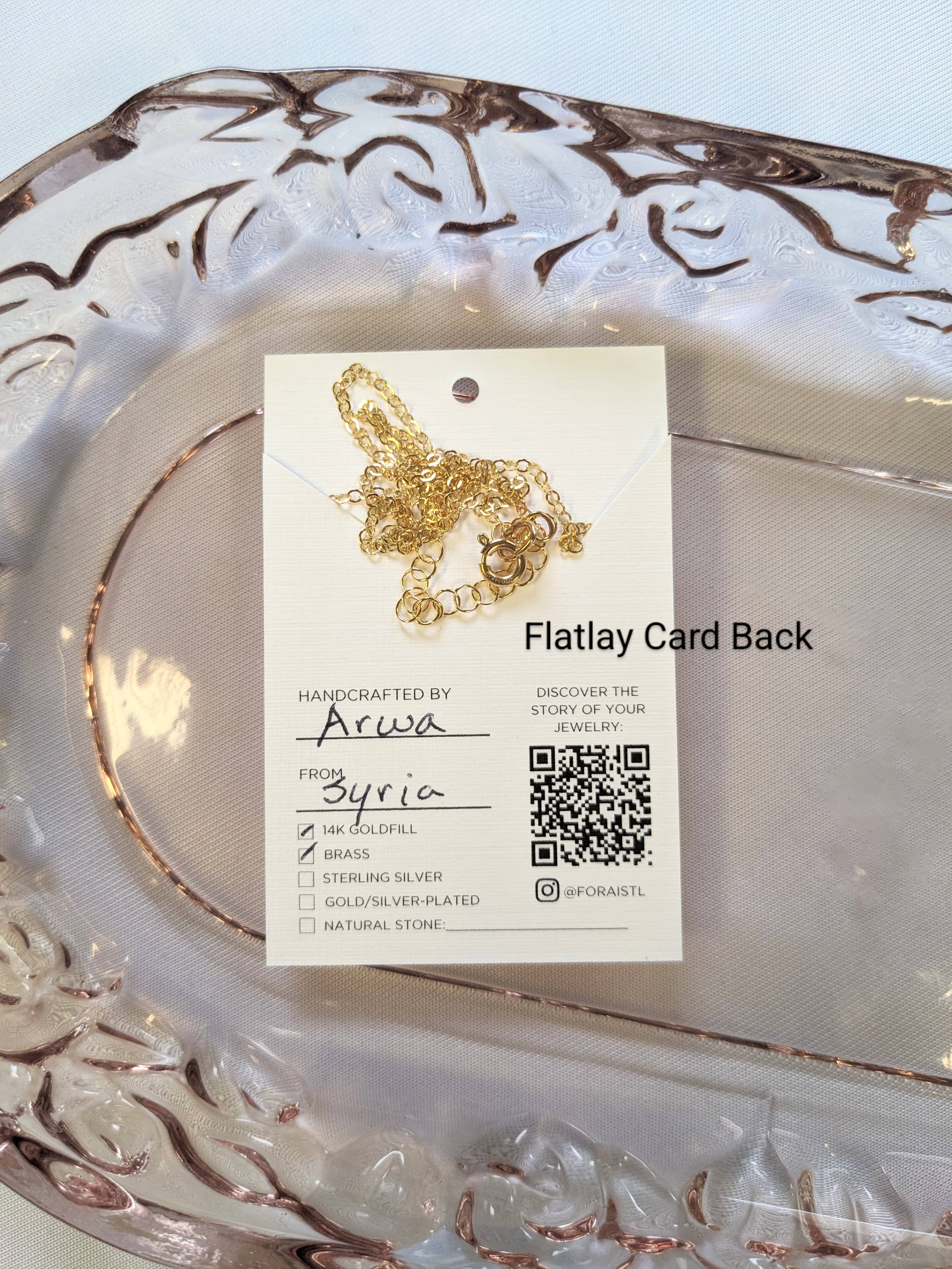 Forai - Wholesale Pendant/Charm Necklace - Esther Necklace in 14k Gold Filled/Brass7