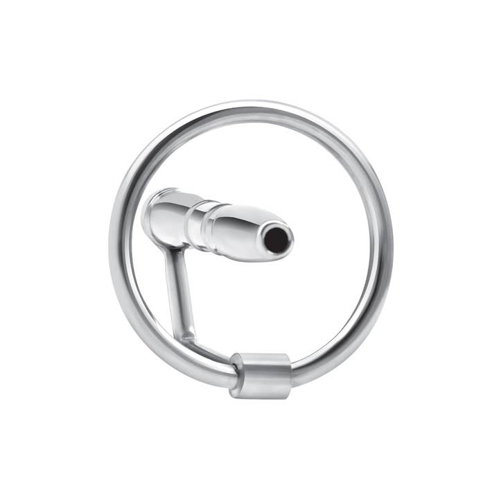 Lux Fetish Store - Wholesale Sex Toy - Stainless Steel Sperm Stopper With Glans Ring1