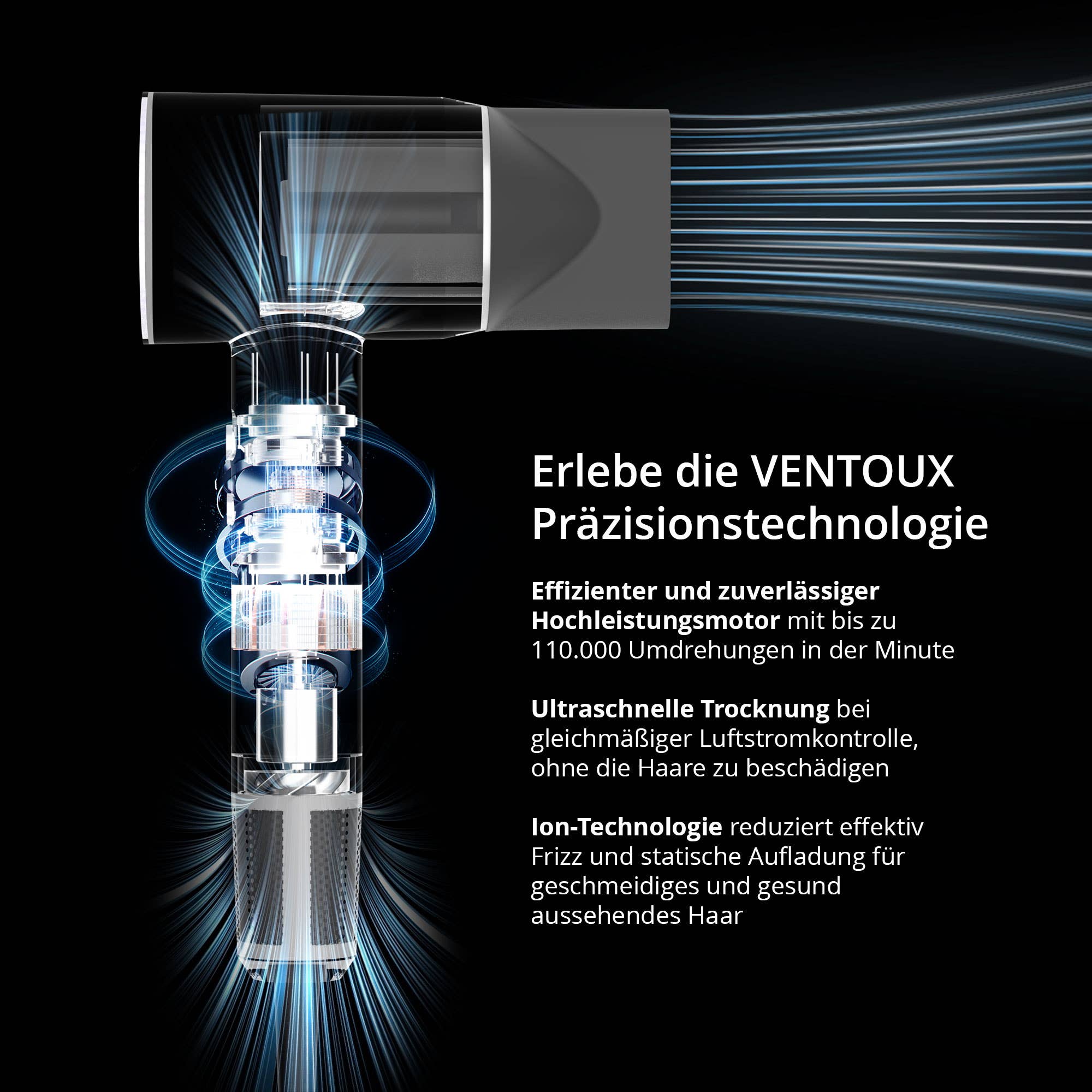 LA VAGUE (VEHNS GROUP) – wholesale Hair dryer – VENTOUX high-speed hair dryer8