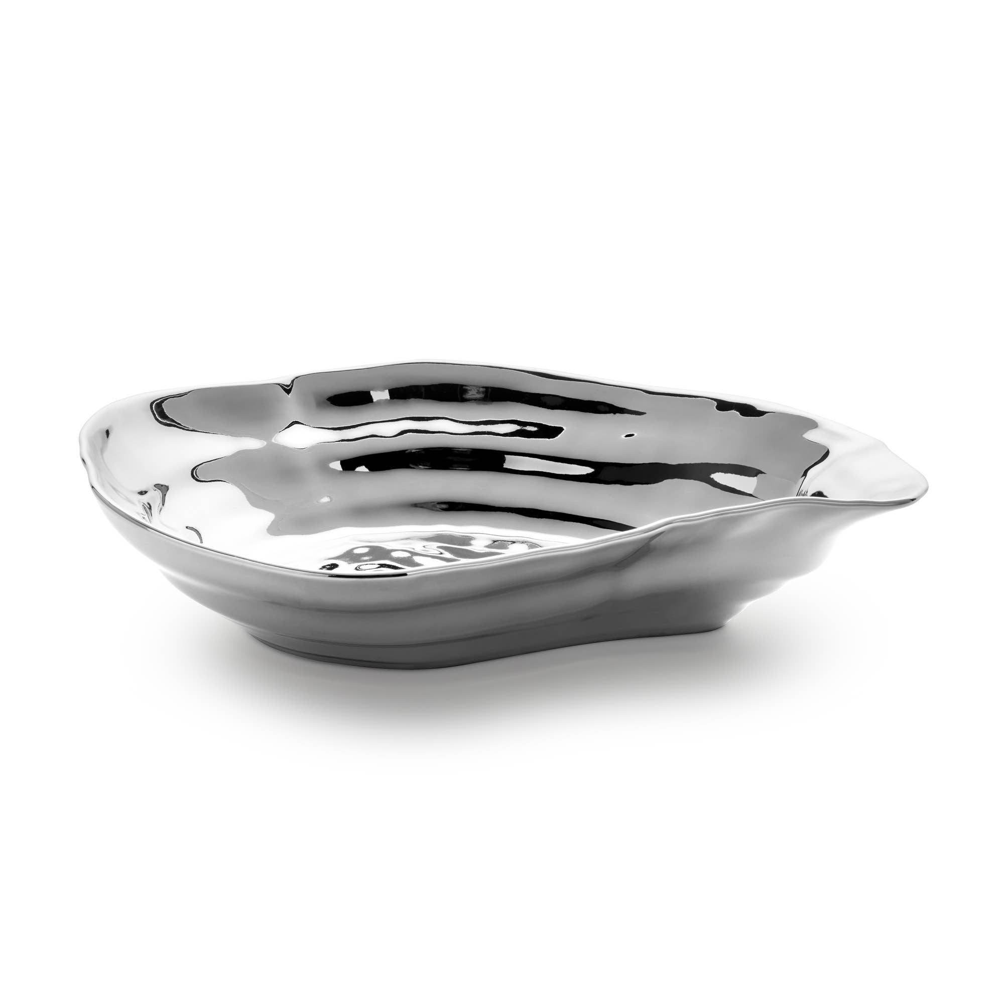 Certified International - Wholesale Serve Bowl - Silver Plated Oyster Serving Bowl2