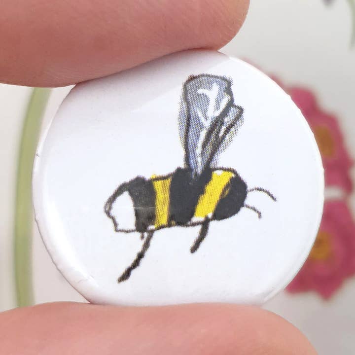 Bumble Bee Pin Badge, Bijensieraden voor wholesale door Nicole Lawson Studio