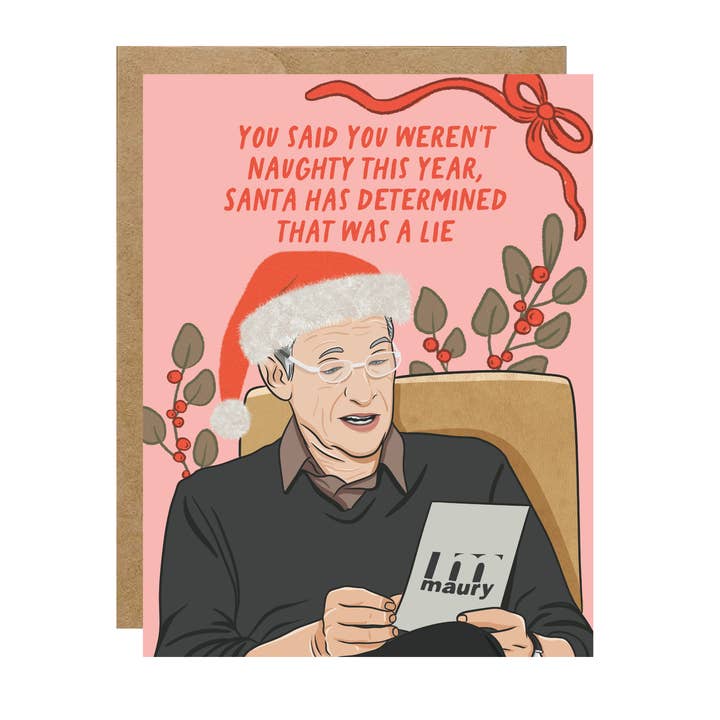 Maury Vilain Cette Année - Carte de Vœux pour la vente par Simple Whimsy