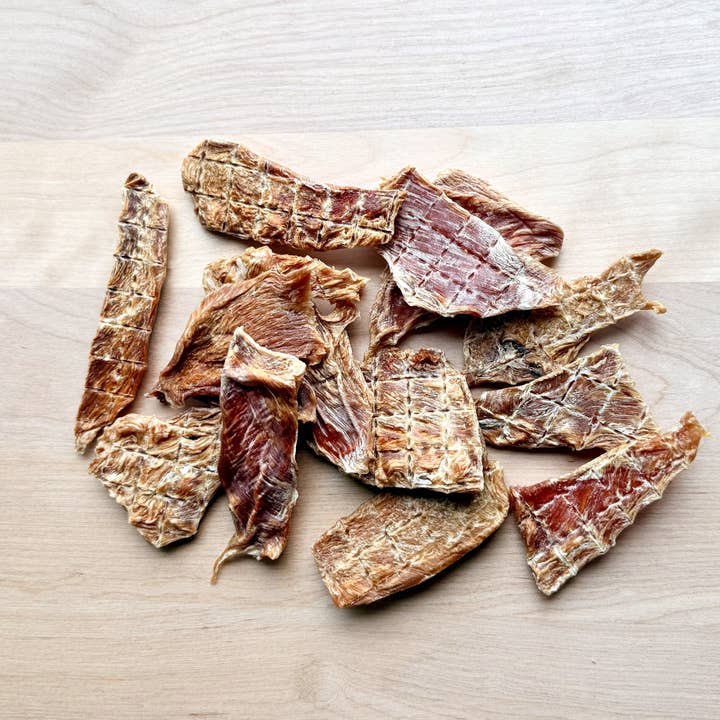 Chicken Jerky for wholesale by Charlie’s Bakeshop