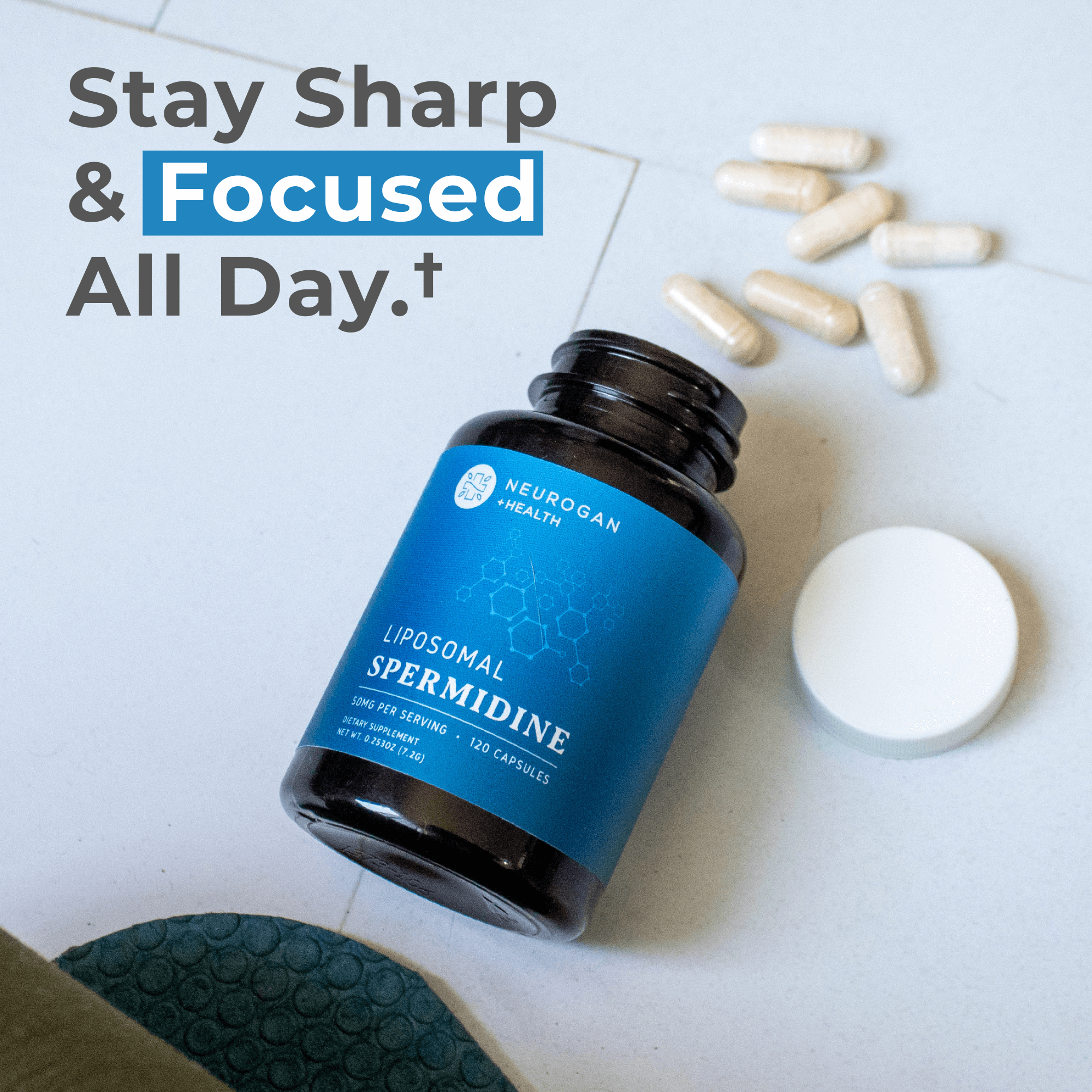 Neurogan Health - Vente Supplément oral/vitamine - Capsules de spermidine liposomale5