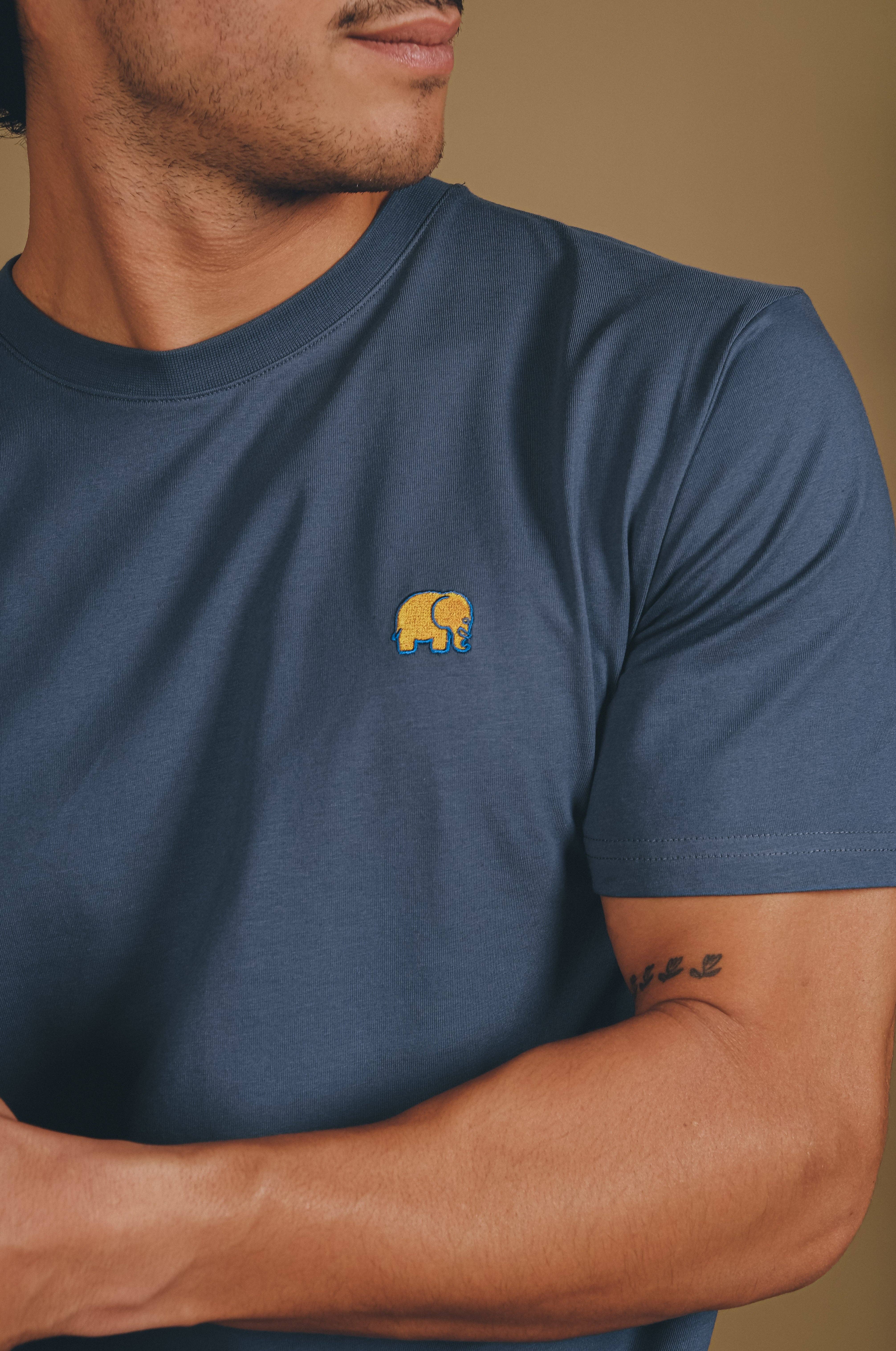 Trendsplant Clothing – Großhandel T-Shirt – Herren – Organic Essential T-Shirt Trendsplant Blau5