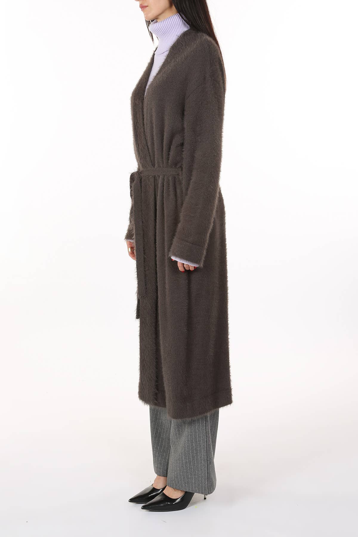 Beulah Style - Wholesale Robe - Women's - Fuzzy Alpaca  Maxi Robe
MC414713