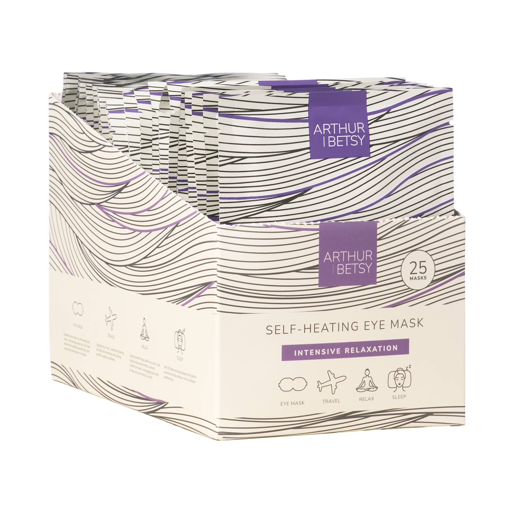 Arthur Betsy - Wholesale Eye Treatment Mask - Self-heating eye mask - Steam eye mask - Warming eye mask1