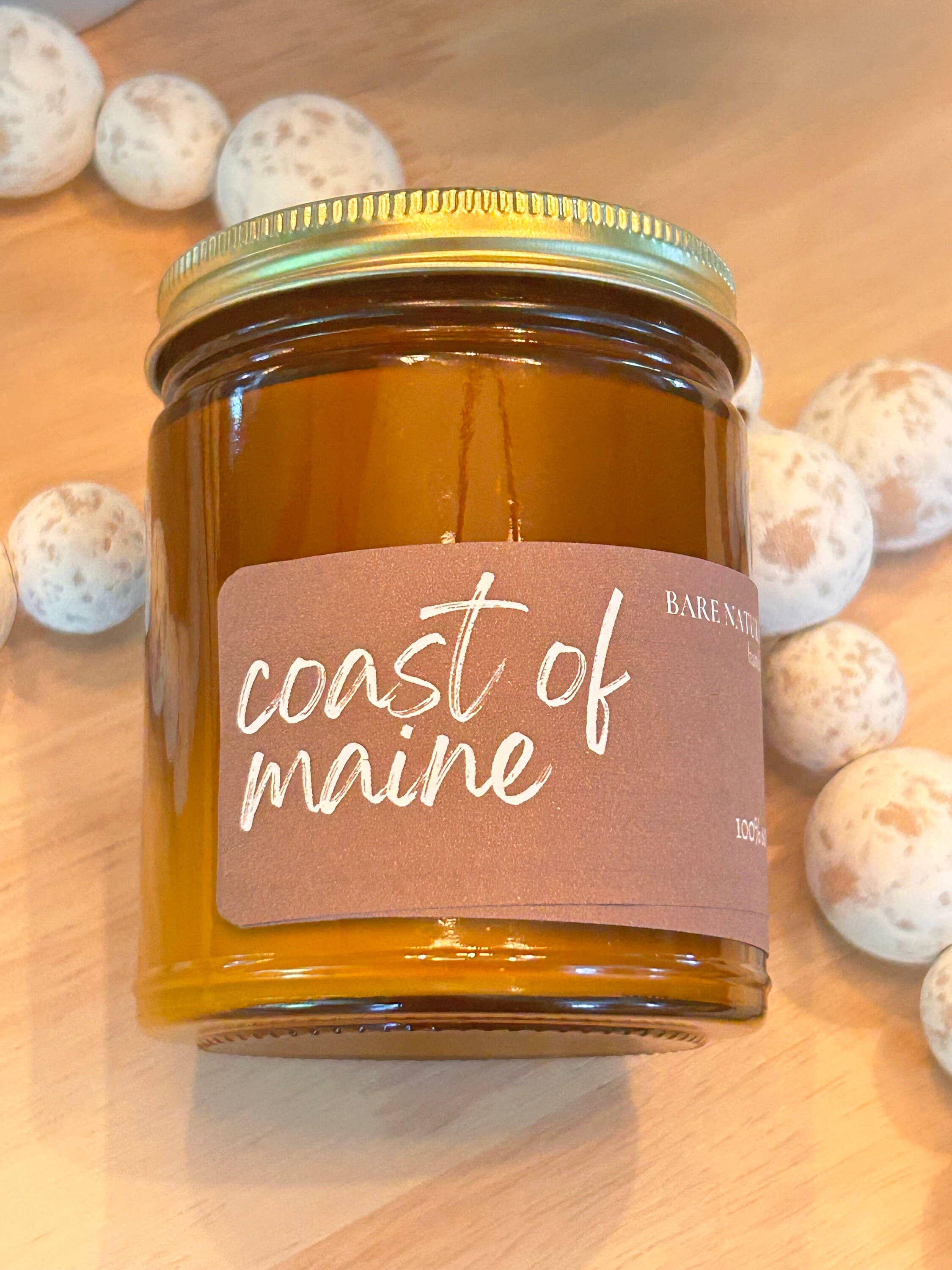 Bare Natural Soap Co - Wholesale Jar/Filled Candle - Coast of Maine | Luxury Soy Candles | Maine Made1
