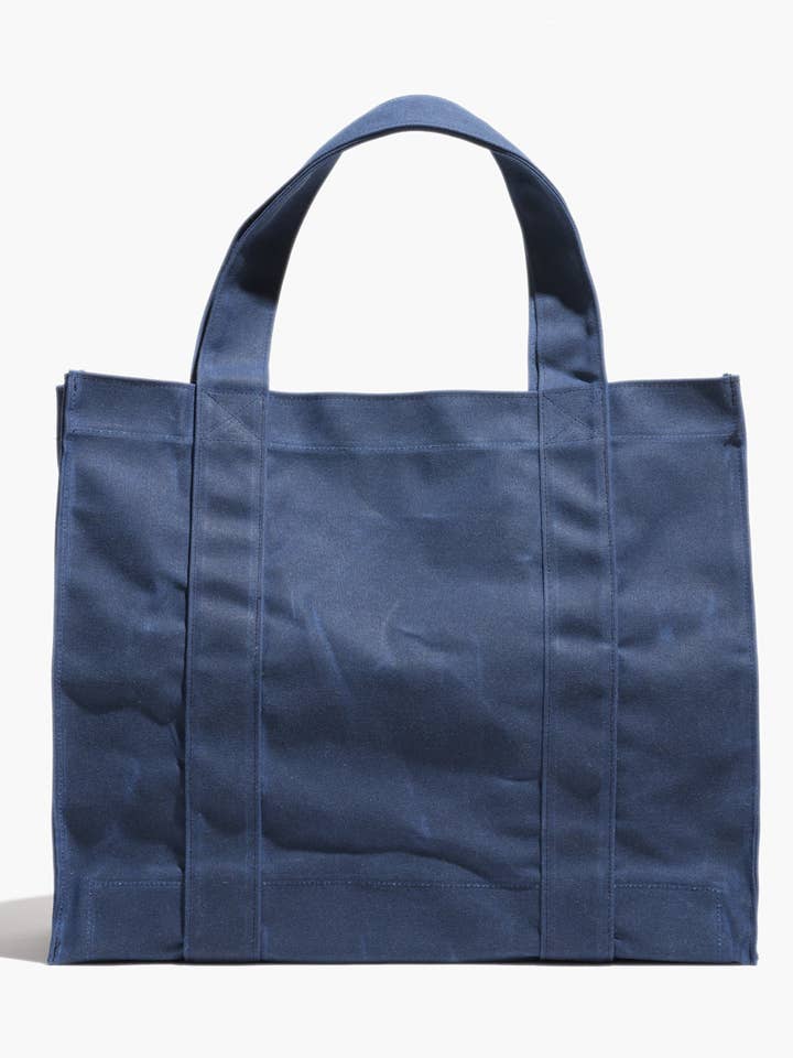 Preordine | Borsa in tela cerata | Indigo per la vendita all'ingrosso da parte di Small Lot