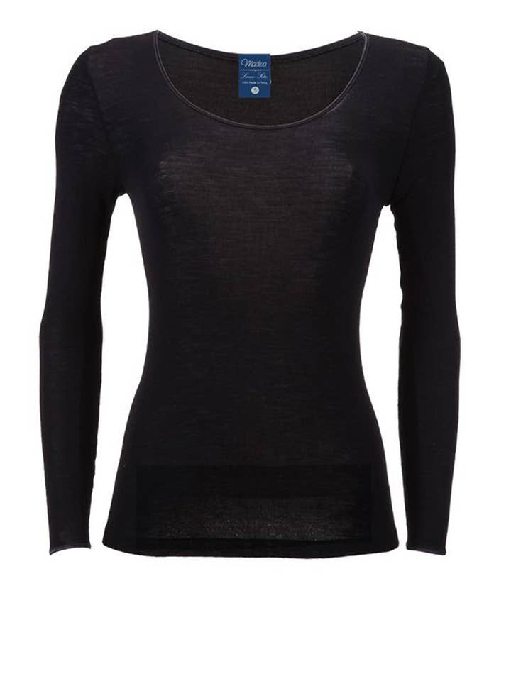 Madiva - Wholesale Knit Top - Women's - Sara Long Sleeve - Wool and Silk1