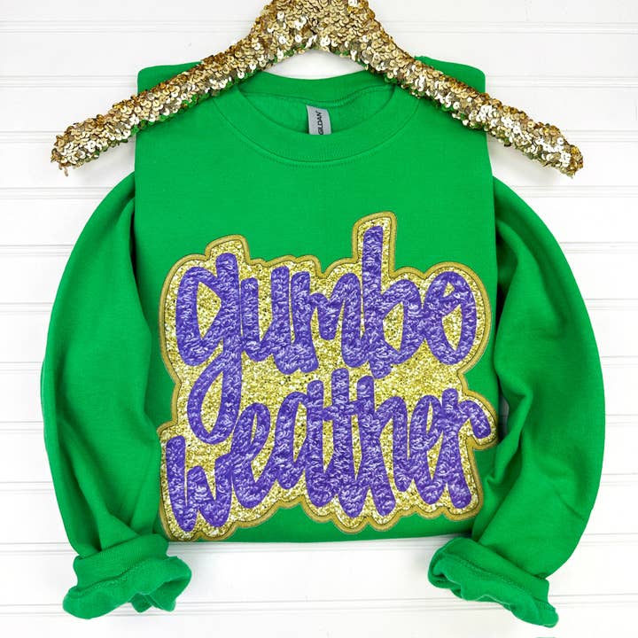 Felpa Gumbo Weather Faux Gildan per la vendita all'ingrosso da parte di Nikkilynn Wholesale