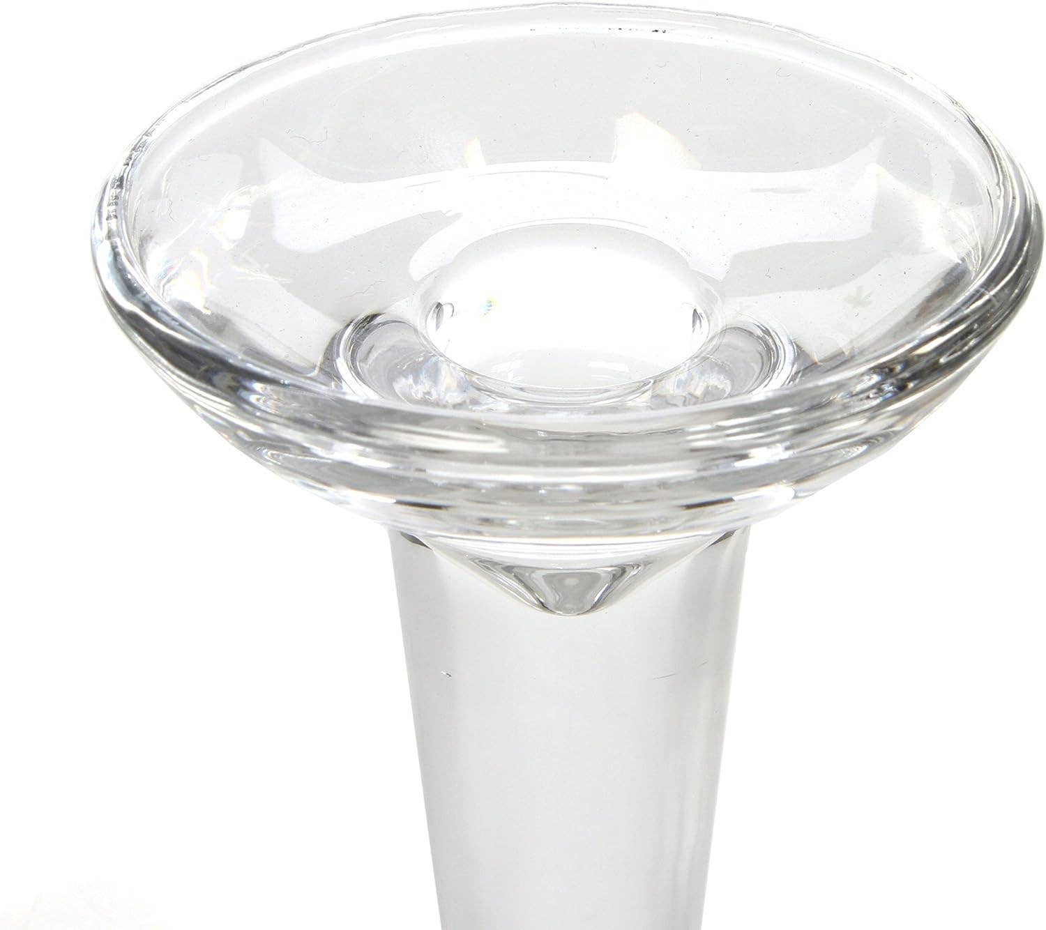 Hosley - Vente Bougeoirs - LOT DE 3 PORTE-CONIQUES EN VERRE Hosley®, 5,1 POUCES DE HAUTEUR6