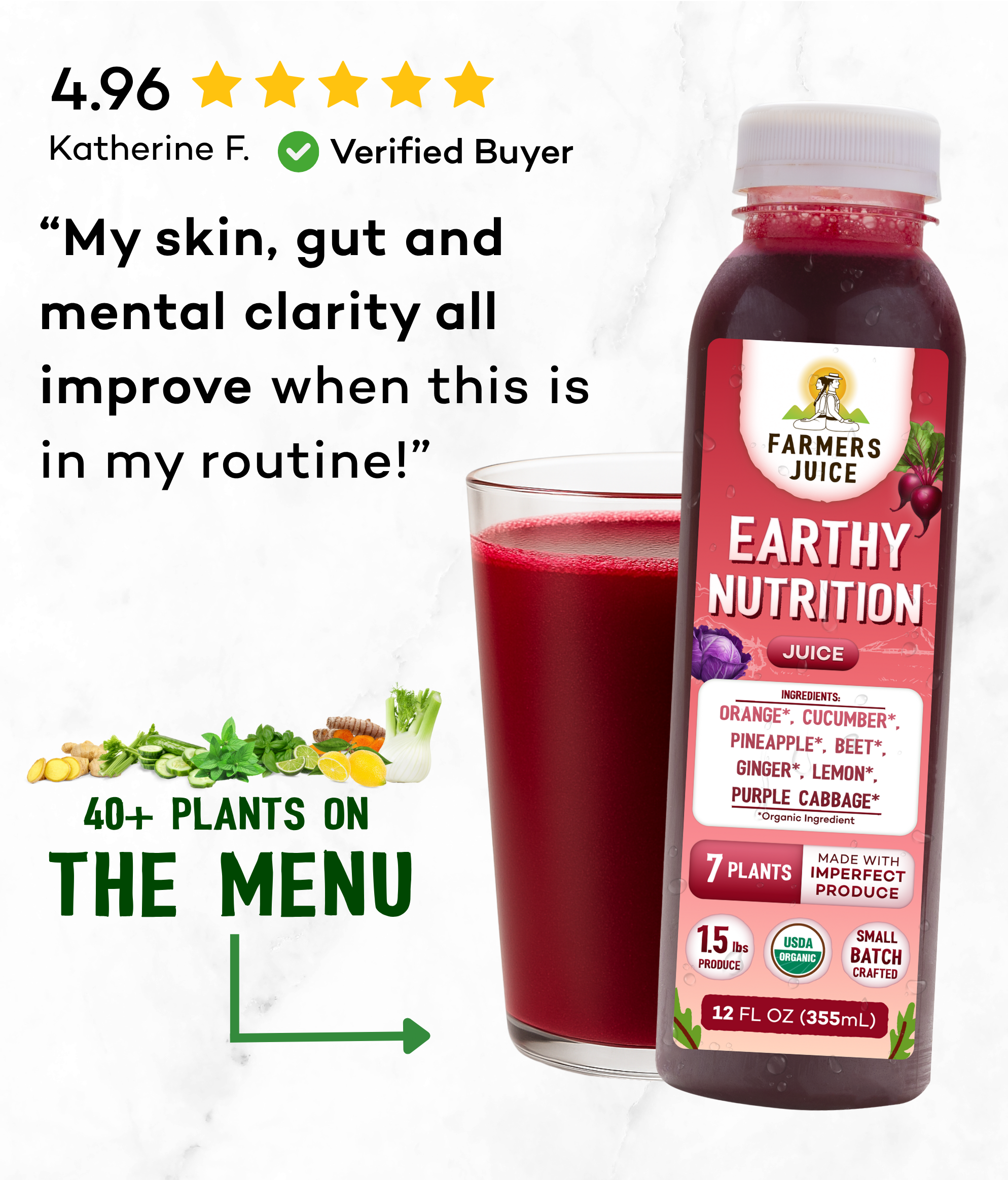 Farmer's Juice - Wholesale Wellness Juice/Tonic - Watermelon Hydration | 18 Juices8