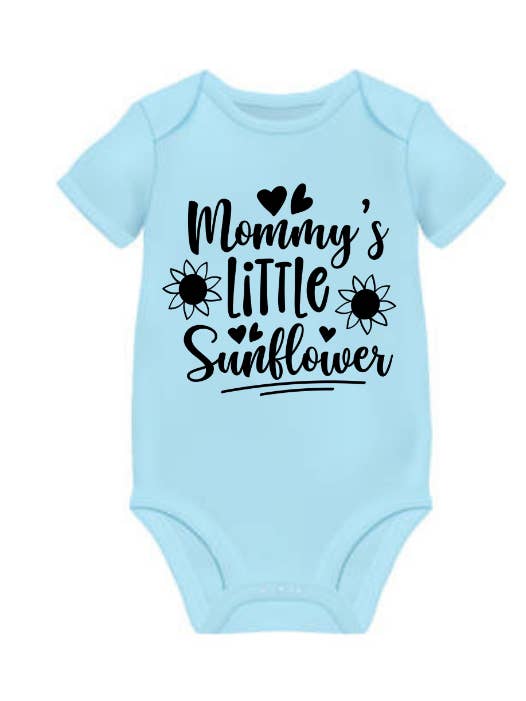 lilly's love from above – wholesale Bodysuit (non-footed) – Baby – Mommy's little sunflower onesie
